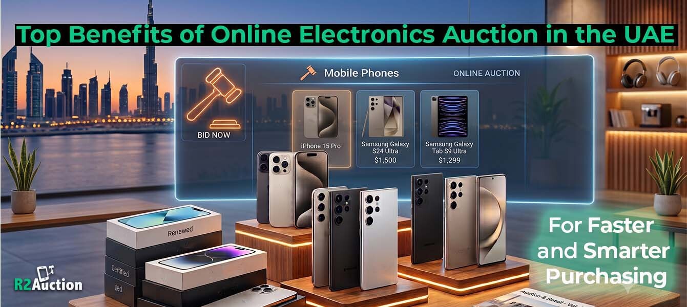 Top Benefits of Online Electronics Auction in the UAE for Faster and Smarter Purchasing